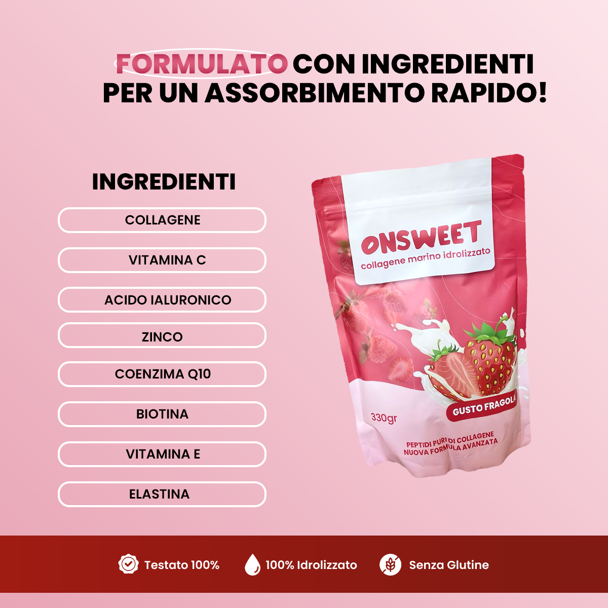 Collagene marino idrolizzato (330g)