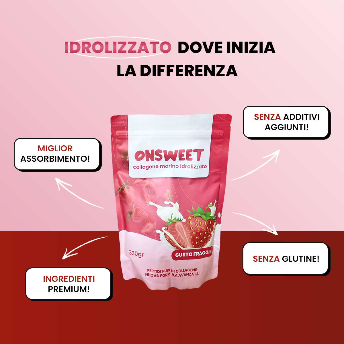 Collagene marino idrolizzato (330g)